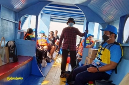 Perjalanan dengan Perahu Bermesin Menuju Pulau Lihaga | @kaekaha