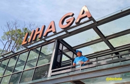 Menara Pandang dari Teras Lantai Dua Cafetaria sekaligus Tempat Ngantor Para Penjaga Pulau Lihaga | @kaekaha