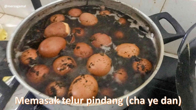 Cha Ye Dan olahan di dapur rumah sendiri, Sumber gambar: dokumentasi pribadi Merza Gamal