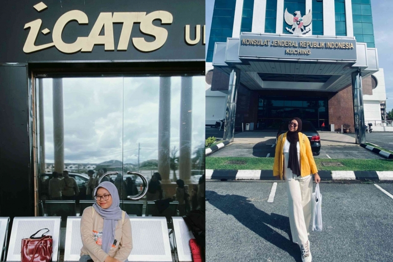 Kunjungan ke i-CATS University College dan Konsulat Jenderal Republik Indonesia Kuching untuk melakukan studi banding, 2025 (Sumber: Zaskya Leonantha)