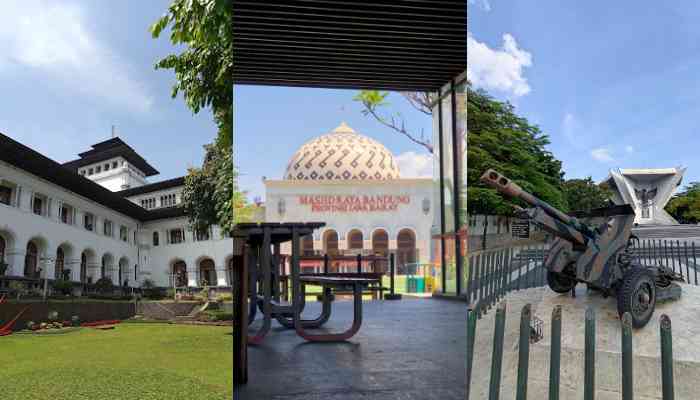 kolase wisata sejarah Ramadan di Bandung. (dok pribadi)