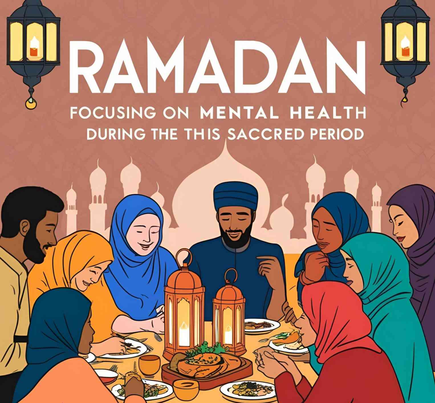 Foto Ramadan dan Kesehatan Mental/ Sumber Gambar Media Ajaib Canva