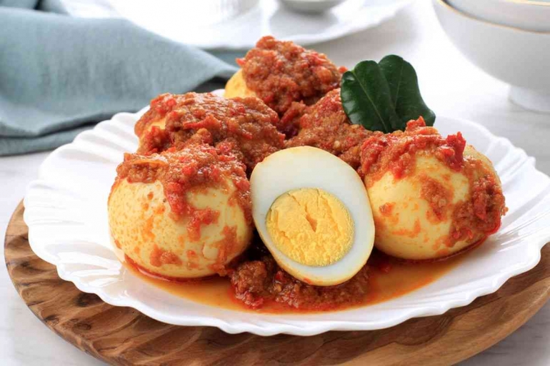 Telur balado (Sumber: Kompas.com)