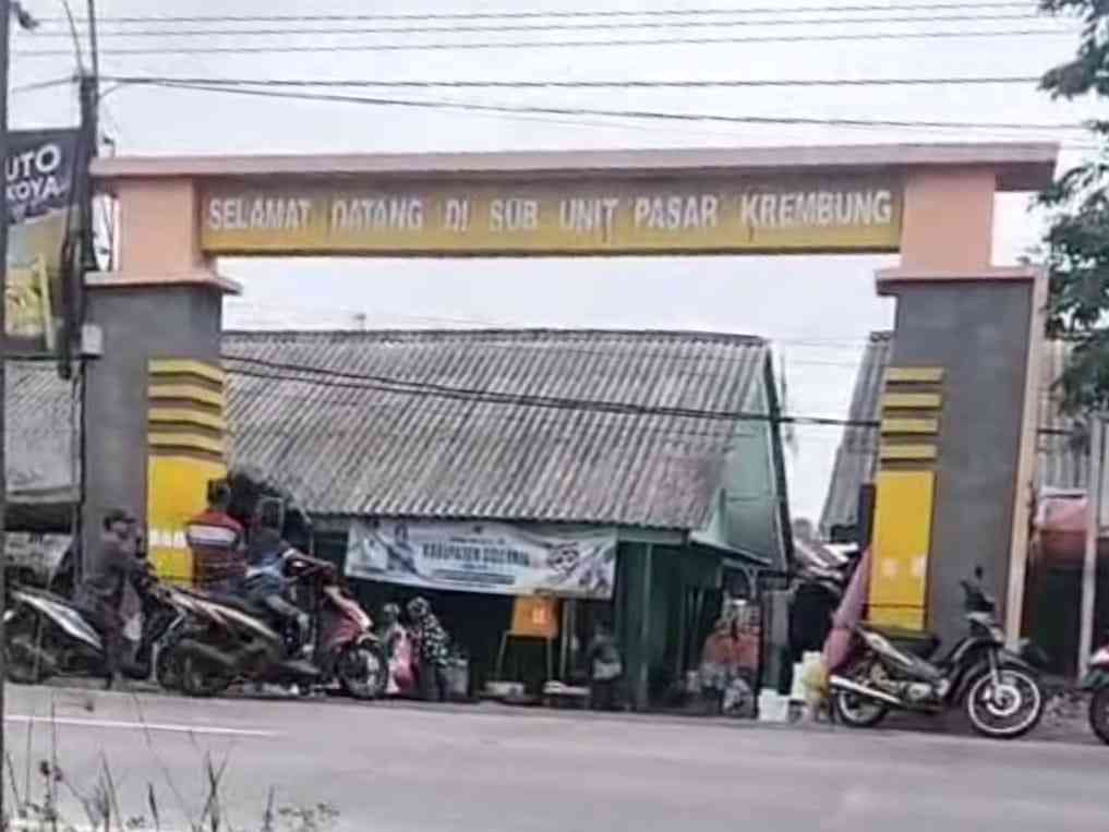 Pasar Krembung Sidoarjo jelang lebaran 2025 (Sumber: dokpri).