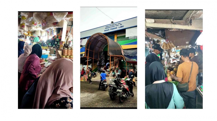 Suasaana Pasar Pondok Labu_Ps Mini Peni menjelang Lebaran 2025 (Sumber: Dokumen Pribadi)
