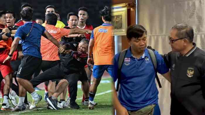Saat harus mengalami pemukulan dari ofisial Thailand di SEA Games 2023, dan pemukulnya meminta maaf (Sumber : Ist)