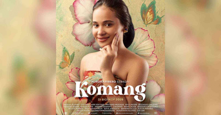 Poster film Komang yang diperankan oleh Aurora Ribero, Sumber :Rakyat Sulbar