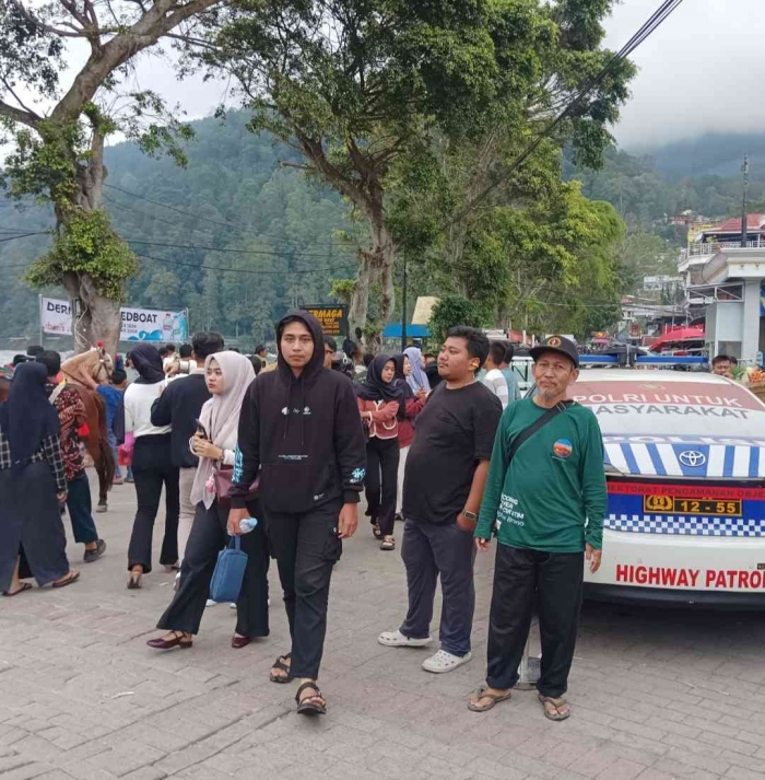 Suasana Telaga Sarangan di H+6 Lebaran 2025(dokumentasi pribadi)