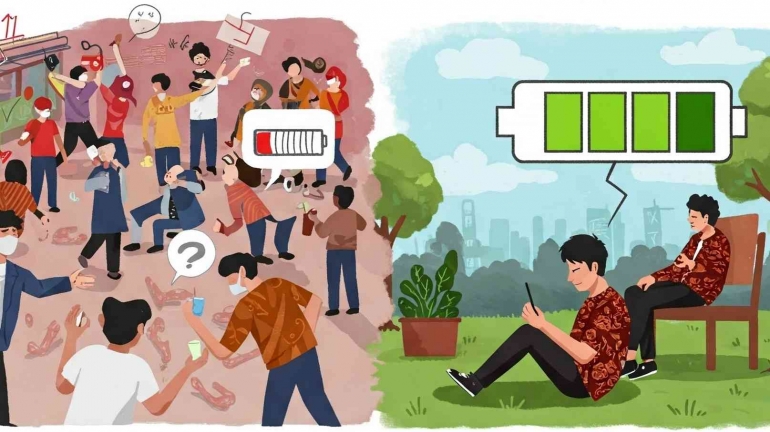 Lowbat Baterai Sosial Sering Lowbat? Kenali dan Kelola Social Energy Biar ...