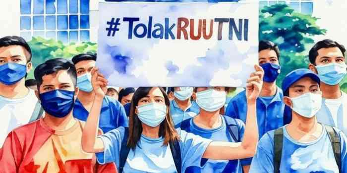 Mahasiswa Demo (Sumber: diproses menggunakan AI Grox)