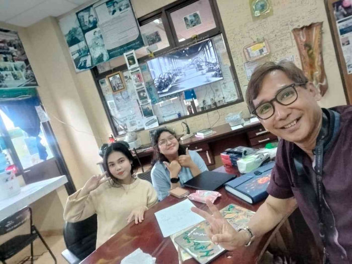 (Sumber pribadi) Kunjungan dan sharing dari 2 Alumnus: Ina dan Gwen yang excellent.