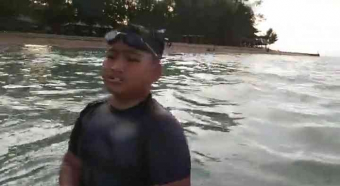 Nio latihan renang: dokpri