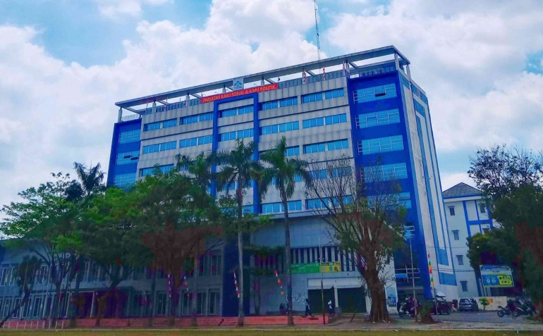 Gedung fakultas ilmu sosial dan ilmu politik UIN raden fatah palembang