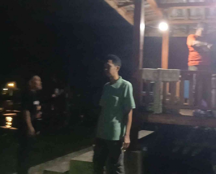 Menjelang malam jujan sedikit reda(dokumentasi pribadi)