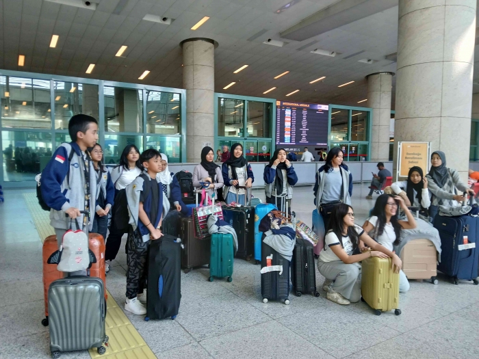 Alhamdulillah rombongan tiba di bandara ankara turki/dokpri
