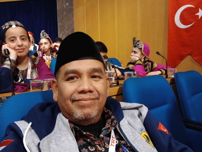 Omjay mewakili guru pendamping/dokpri