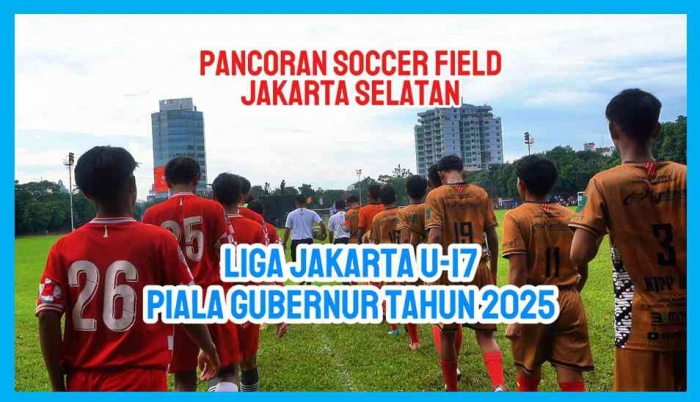 Liga Jakarta U-17 Piala Gubernur 2025 di Pancoran Soccer Field, Jakarta Selatan. Foto: Isson Khairul
