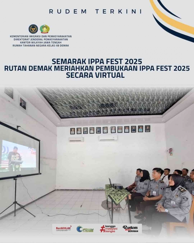 Foto Artikel : Semarak IPPA Fest 2025, Rutan Demak meriahkan pembukaan ...