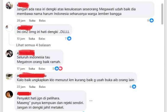 Tangkapan layar komentar netizen. (Dokumen pribadi)