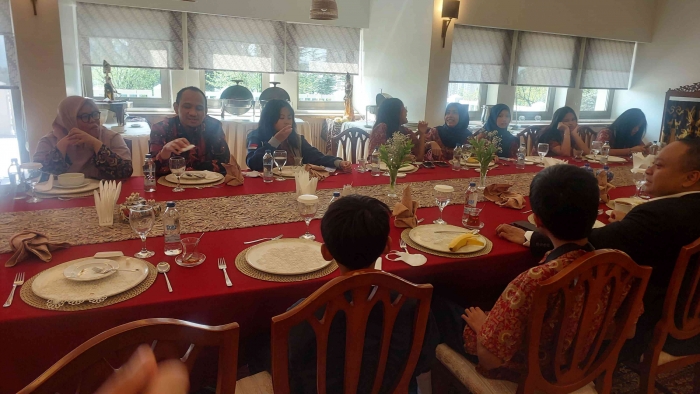 Sarapan pagi bersama pak dubes/dokpri