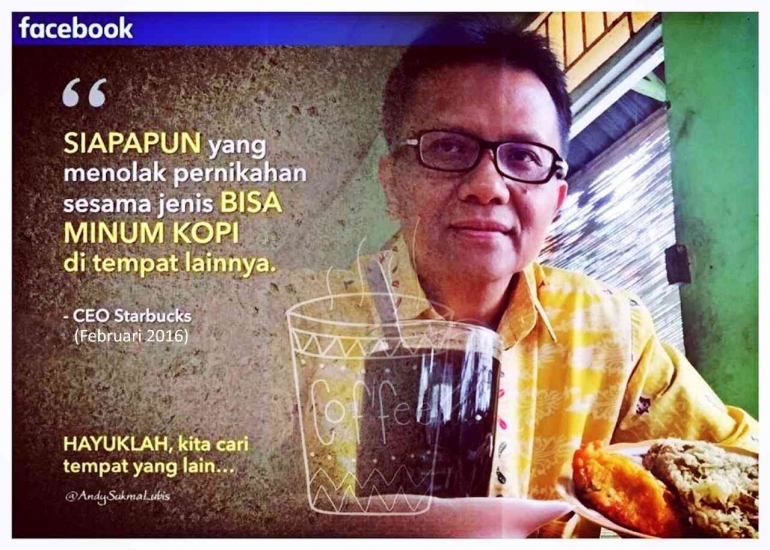 Sekarang saya pun tak pernah ke Starbucks lagi, Sumber: Dokumentasi pribadi Merza Gamal