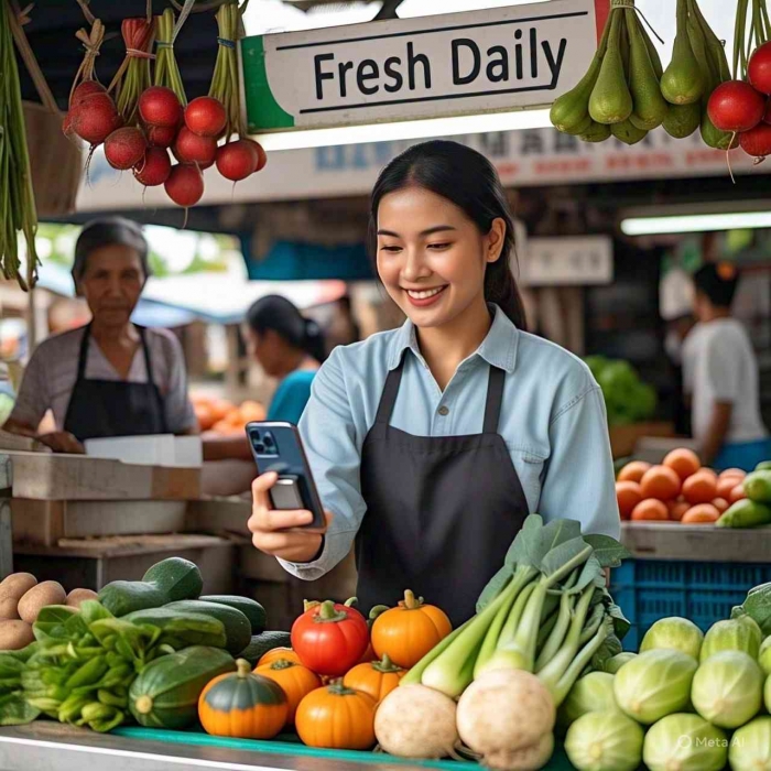 Ketergantungan pada teknologi terkadang menjadi pengaruh yang merugikan (ilustrasi dibuat dengan Meta AI)