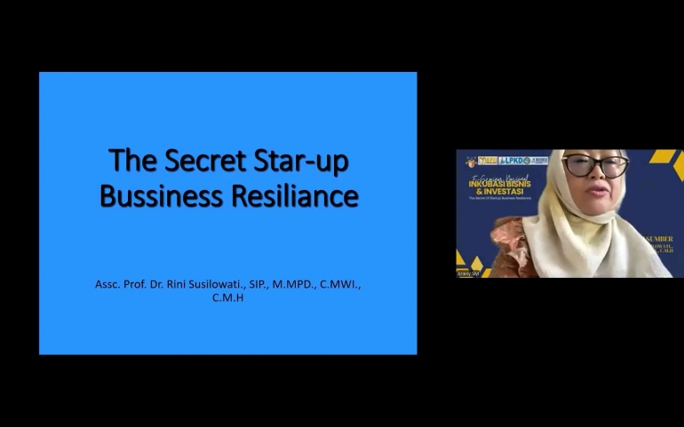 Narasumber I: Prof. Dr. Rini Susilowati, SIP., M.MPD., C.MWI., C.M.H.