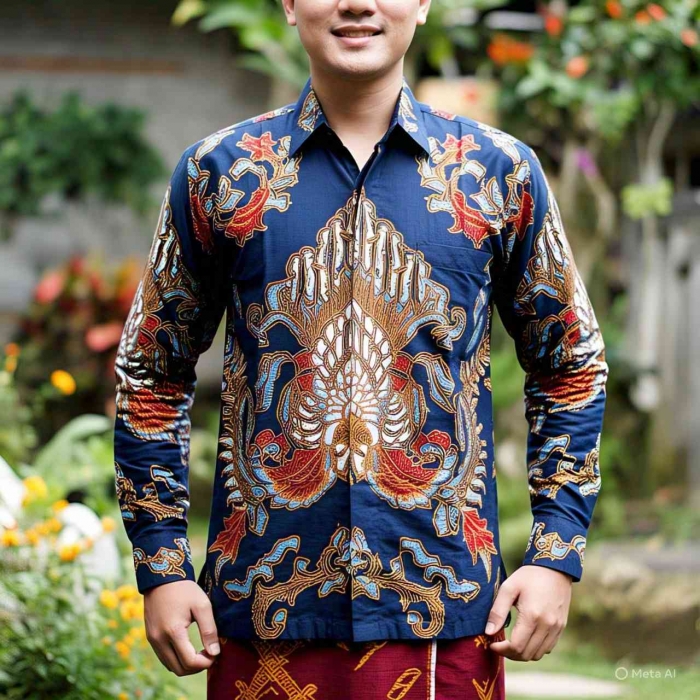 Kemeja lengan panjang dan sarung bukan termasuk gratifikasi, diolah oleh Meta AI (dokpri)