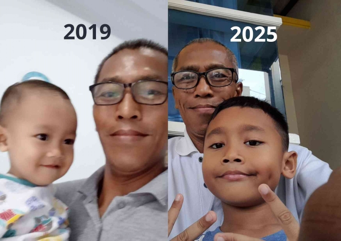 Perbandingan foto 2019 dan 2025 (dokpri)