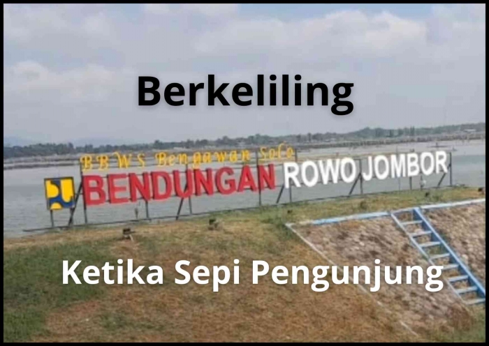 Suasana sepi di objek wisata Rowo Jombor (dokpri)