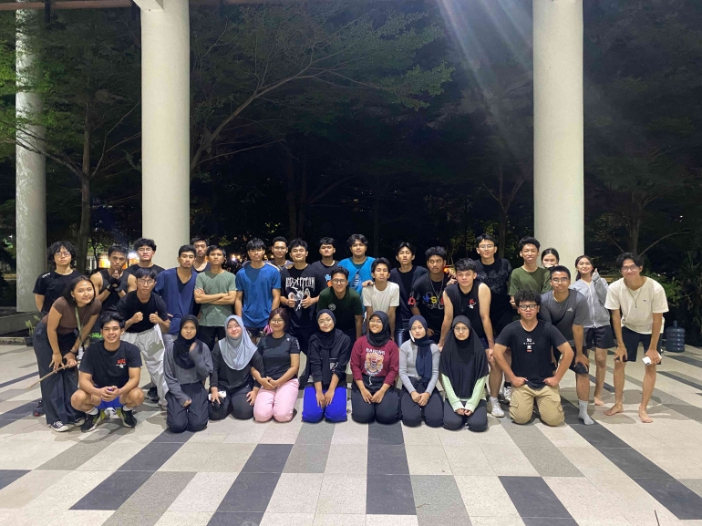 (Sumber : Dokumentasi Pribadi Latihan UKM Muaythai UPJ,13 September 2024)