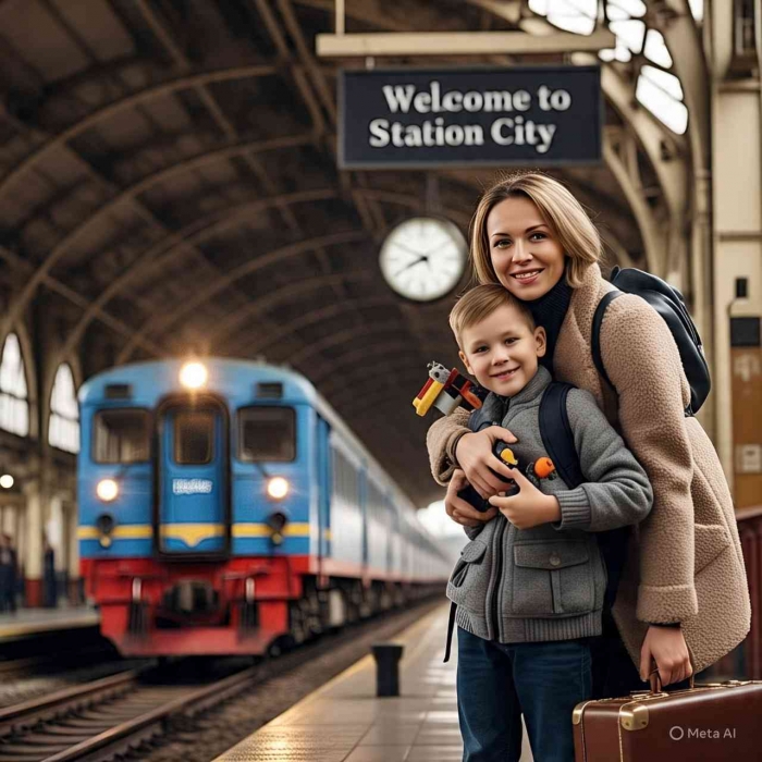 Mudik naik kereta api bersama sang putra (dokumentasi pribadi)