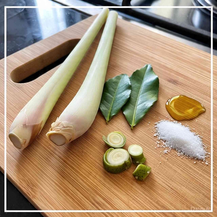 Bumbu yang tidak dihaluskan (ilustrasi dibuat dengan Meta AI)