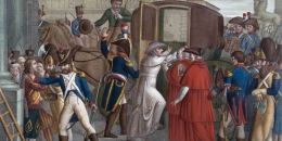 Penangkapan Paus Pius VI oleh tentara Napoleon Bonaparte (Sumber/Kredit Foto: Histpry.com)