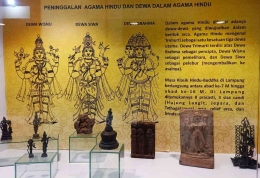Ada peninggalan agama Hindu dengan arca, prasasti, dan lain-lain (dokpri)