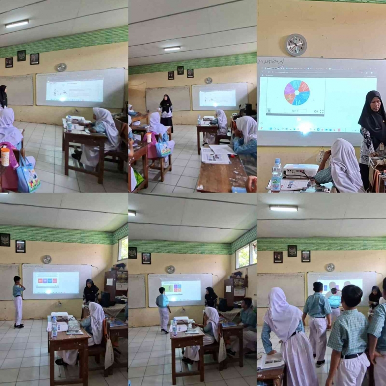 Gambar 2. Dokumentasi Guru Wali Kelas IVB Menerapkan Multimedia Interaktif Berbasis Google Sites Pada Pembelajaran IPAS Materi Gaya