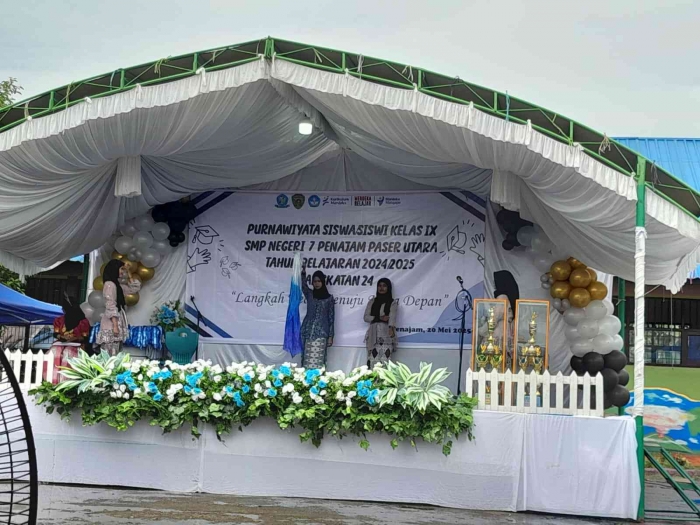 Para siswi siap beraksi (dokpri)