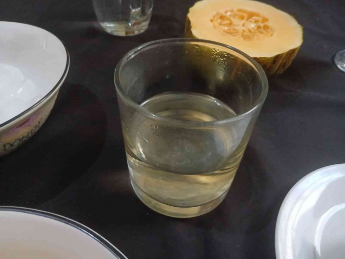 Simple sirup yang sudah siap digunakan (dokumentasi pribadi: Isti Yogiswandani)