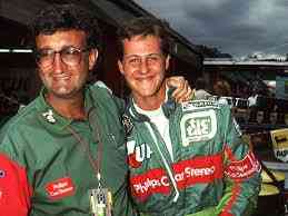 Schumacher saat di tim Jordan (Sumber:Pinterest)