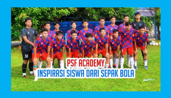 PSF Academy, klub bola siswa 16-17 tahun. Mereka disiplin dan berprestasi. Inspiratif banget. Foto: Isson Khairul