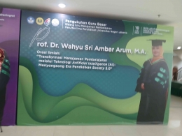 Pengukuhan guru besar fip unj/dokpri