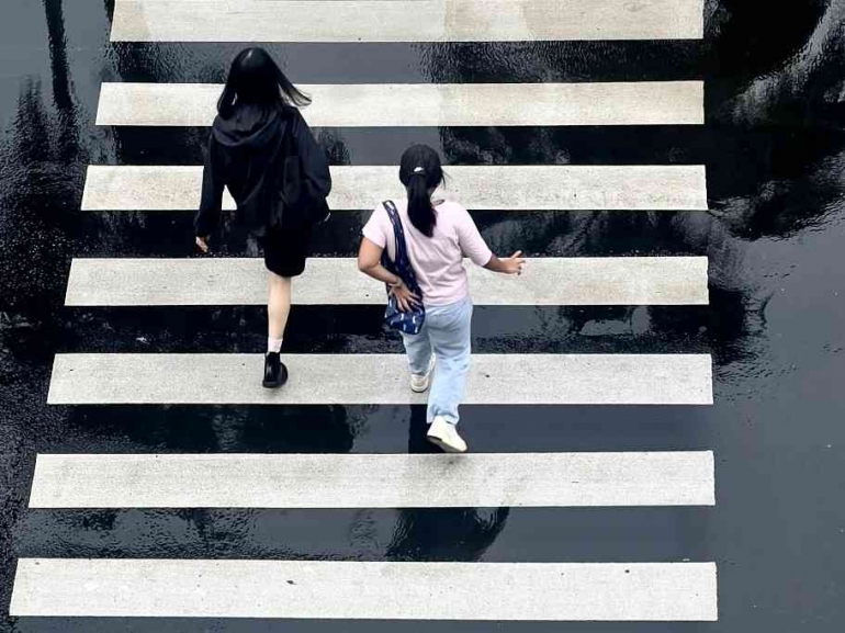 Komposisi foto pattern biasa dijumpai dalam kehidupan sekitar kita.    [ Foto / Nur Ihsan )