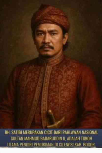 RH Satibi, Tokoh Utama Pendirian Pemukiman di Cileungsi // Sumber; Pribadi Raden Daden Ramdani