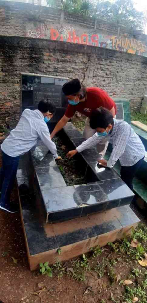 Makam RH Satibi di Cileungsi // Sumber; Koleksi Pribadi Raden Daden Ramdani