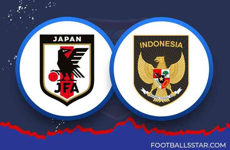 Foto Logo Timnas Jepang dan Timnas Indonesia (Sumber: Pinterest)