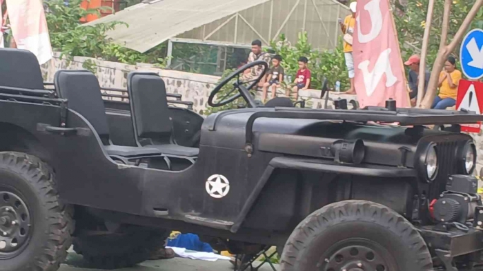 Kontes Jip dalam rangka hari jadi Kota Madiun ke-107(dokumentasi pribadi: Isti Yogiswandani)