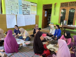 (Pembuatan Soft Cookies Gluten Free bersama Ibu-ibu Rumah Produksi Kokama)