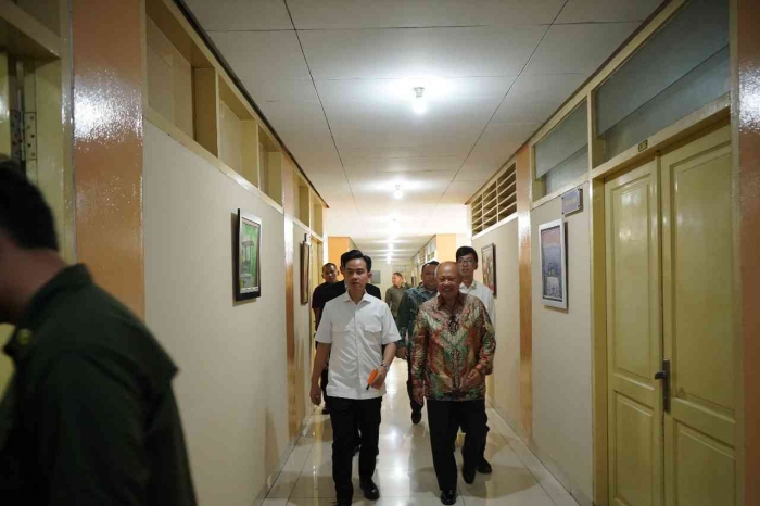 kunjungan wapres gibran didampingi rektor unj/humas unj
