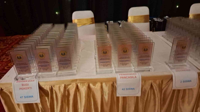 plata penghargaan siswa/dokpri