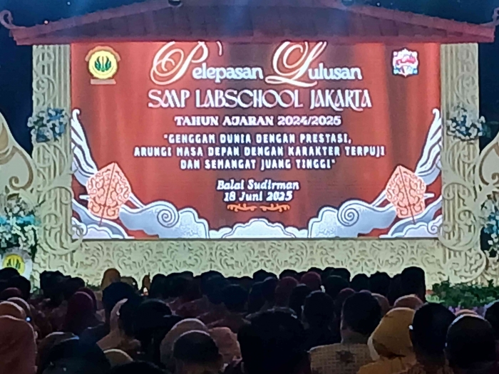 Kegiatan pelepasan siswa kelas 9/dokpri